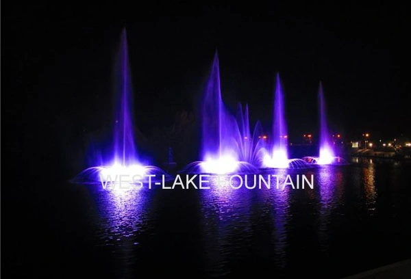 Water Curtain Laser Projection Musical Dancing Fountain in Ukraine