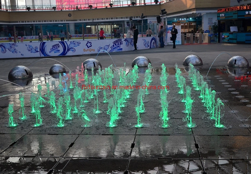 Center City Decorative Outdoor Dry Floor Fountain with Lights